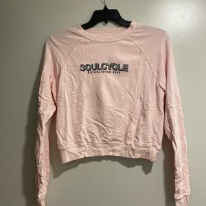 SoulCycle Pink Pullover Size S